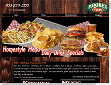 Tablet Screenshot of mooresstore.com